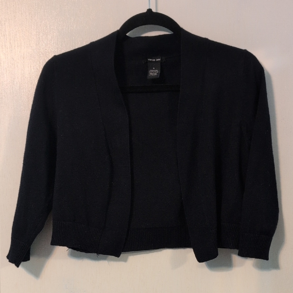 Verve Ami Dark Navy Blue Women's Cardigan, Sweater, Shrug